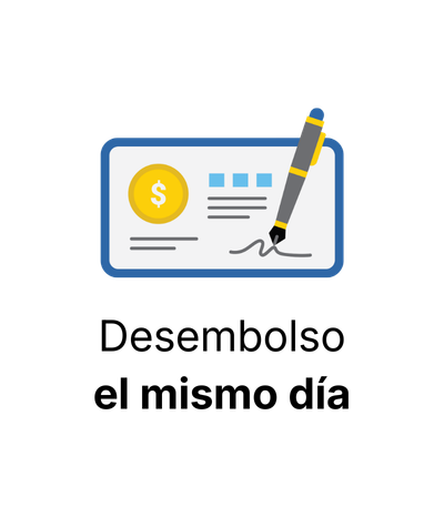 Desembolso el mismo día
